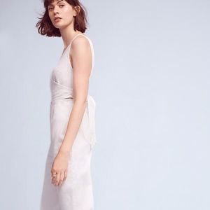 Chino by Anthropologie Wide Leg White Jumpsuit